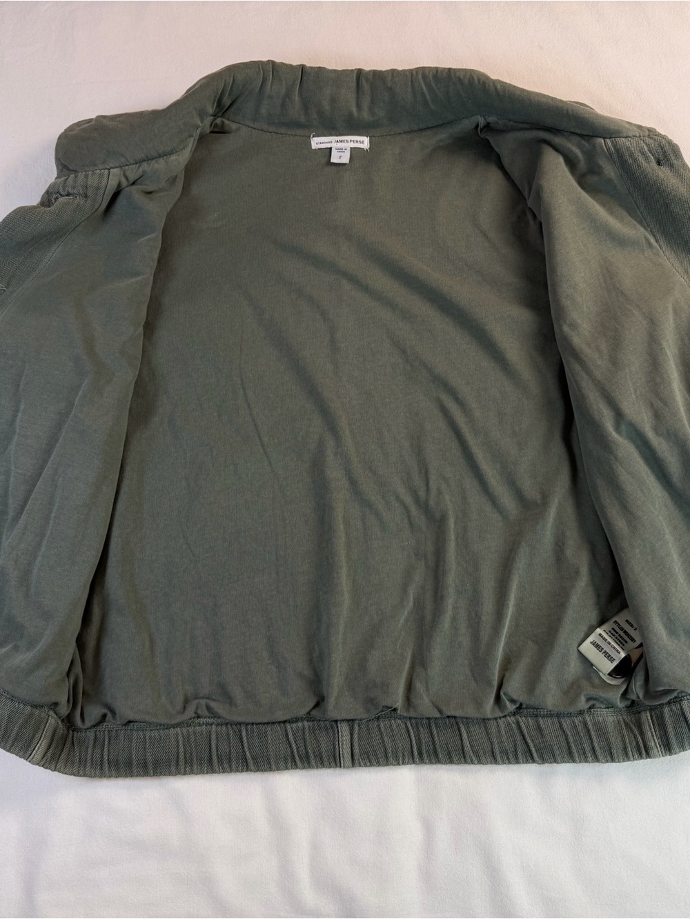 James Perse Olive Green Utility Jacket - Picture 9 of 12